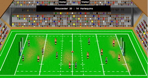 Aviva English Premiership game simulation