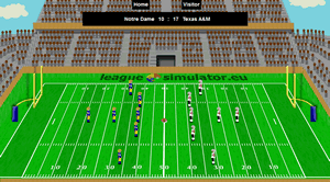 College football national championships simulation