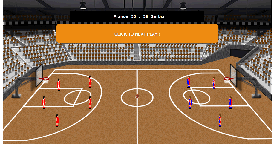 basketball game simulation match