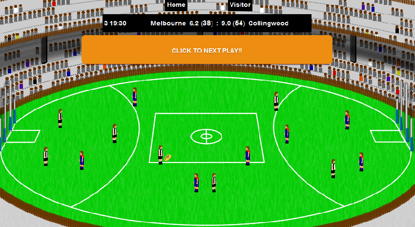 footy view game simulation match
