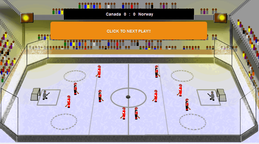 hockey game simulation match